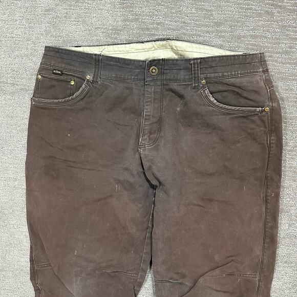 KUHL Men’s RYDR Jeans / Pants Size 38x32 in Dark Khaki - Picture 3 of 8